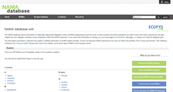 Desktop Screenshot of nama-database.org
